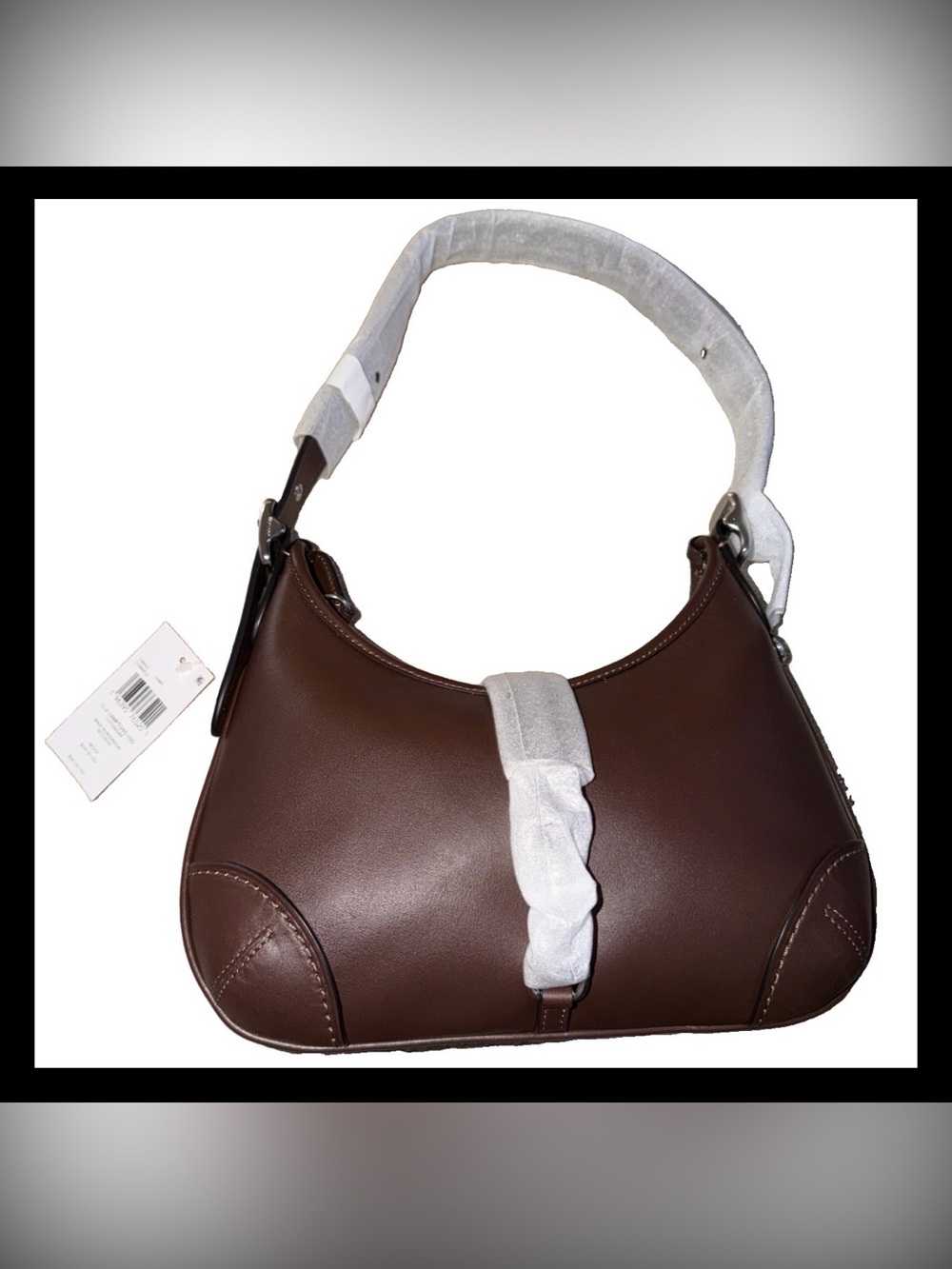 COACH ORIGINALS HAMPTONS HOBO BAG Maple Glovetanned Leather NWT
